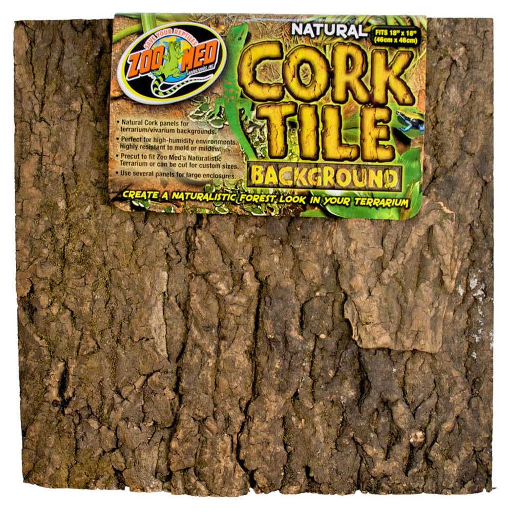 Natural Cork Tile Background for Reptile Terrarium Q3560