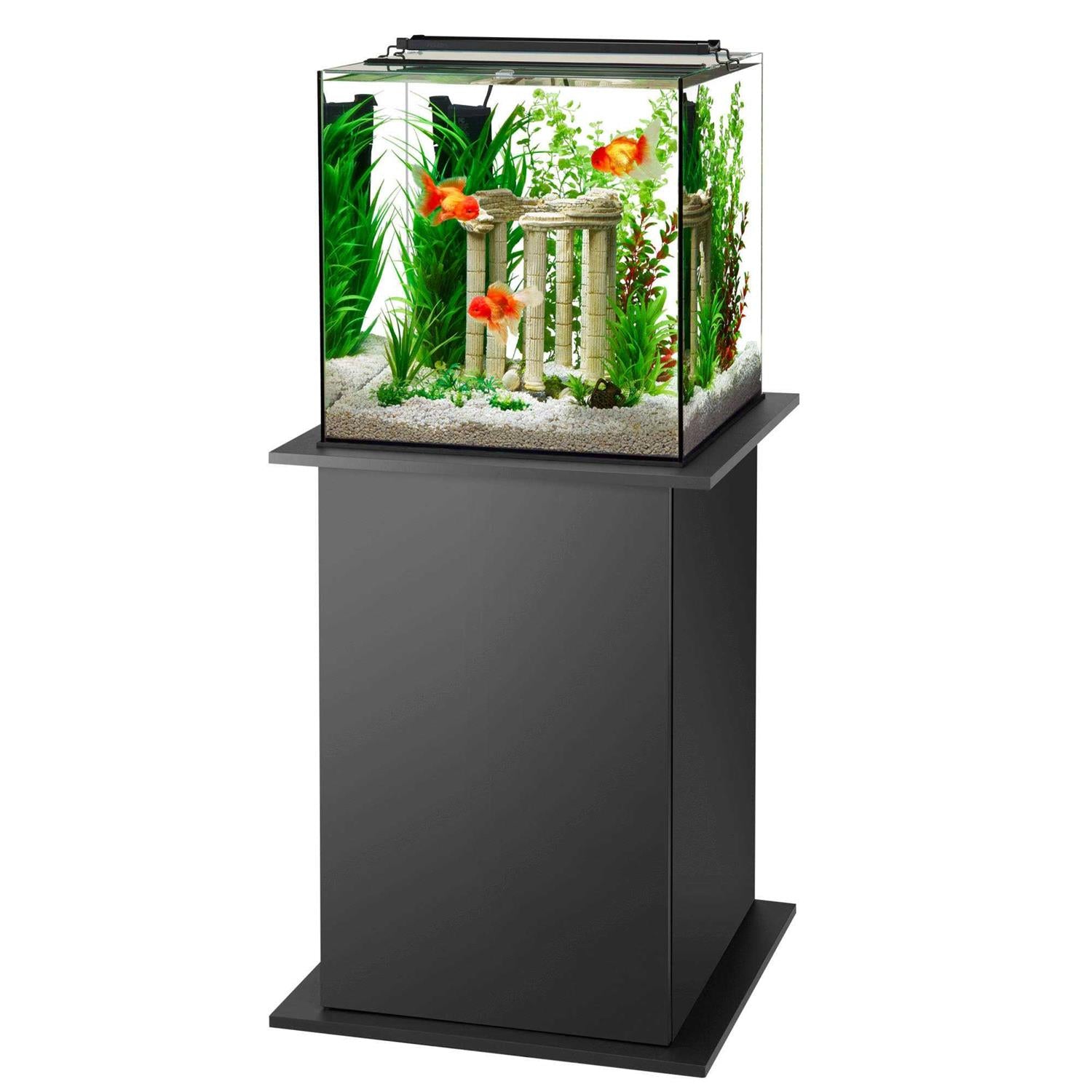 Black Pedestal Aquarium Stand L643634