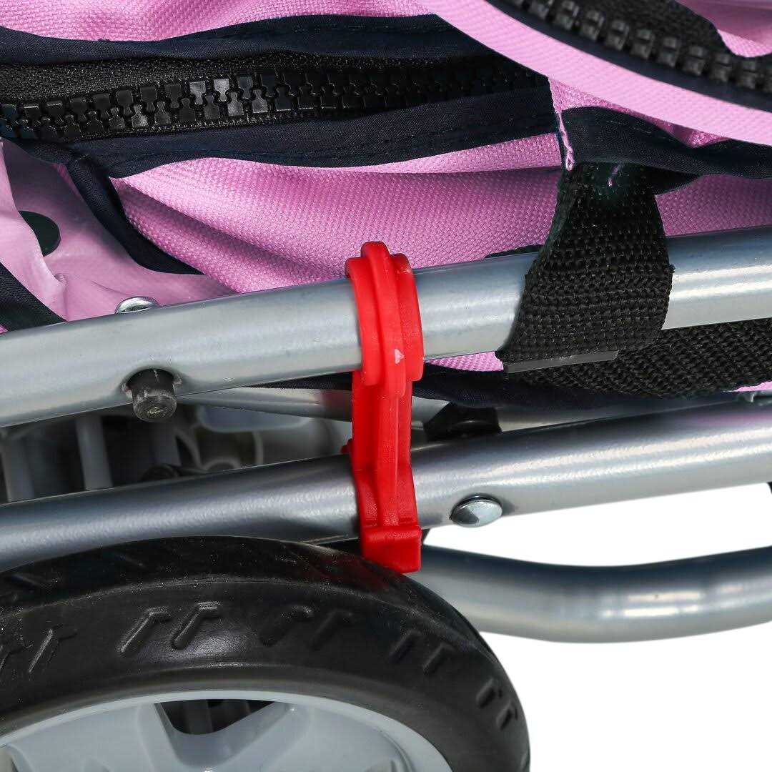 Folding Pet Stroller for Cat Dog Travel Carrier U571447
