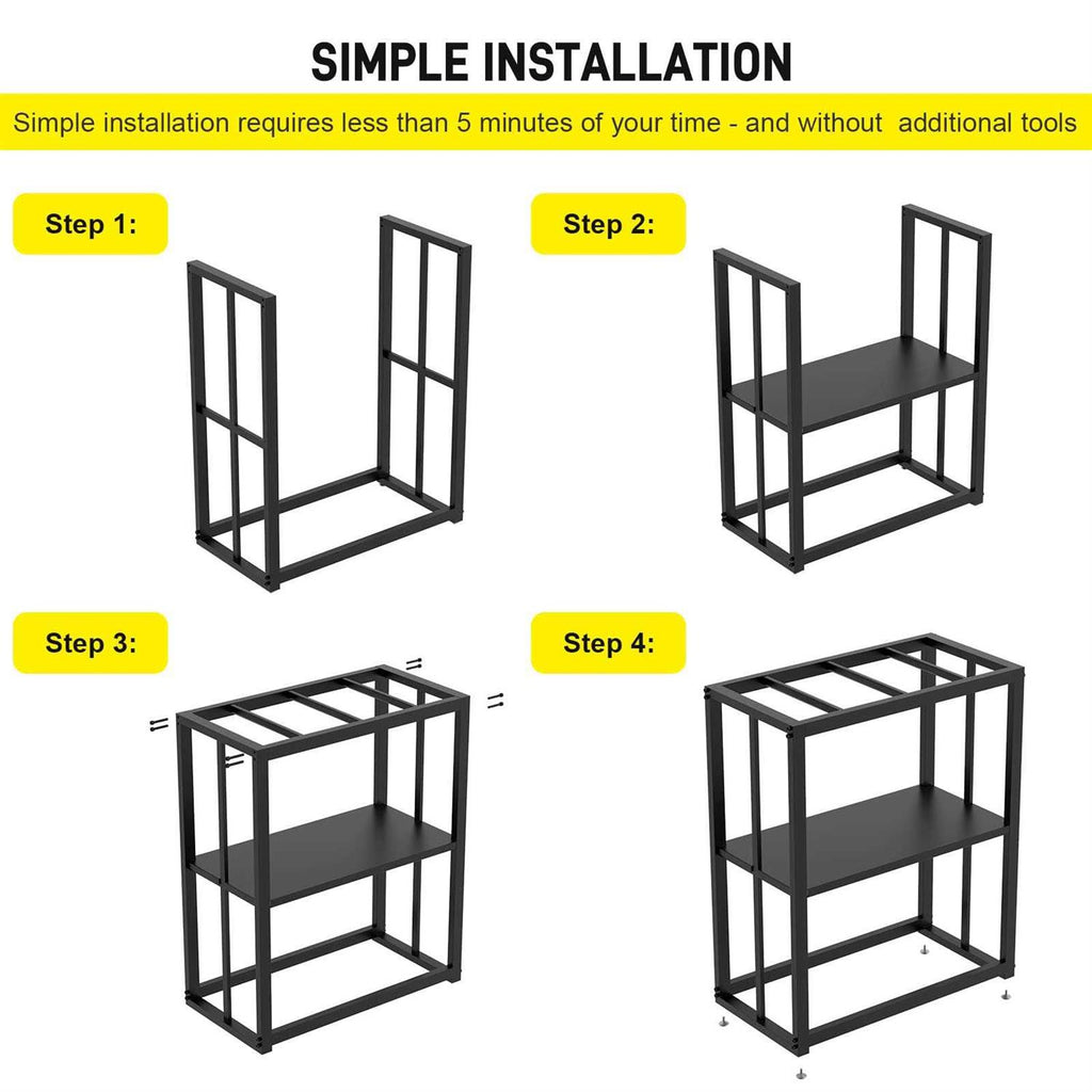 Fish Tank Stand Metal Aquarium Stand 20 Gallon Turtle Tank V5507