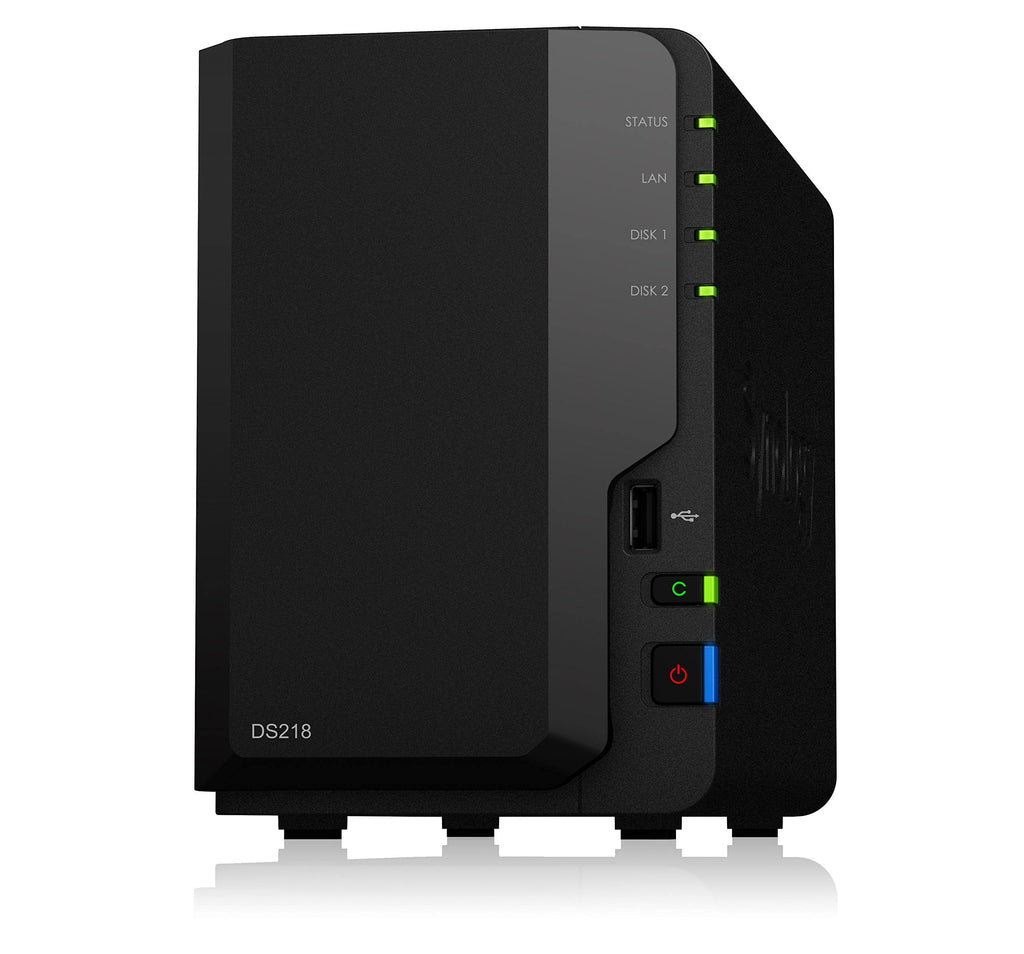 Synology Disk Station DS218 2-Bay Diskless NAS Server - SATA 6Gb/s