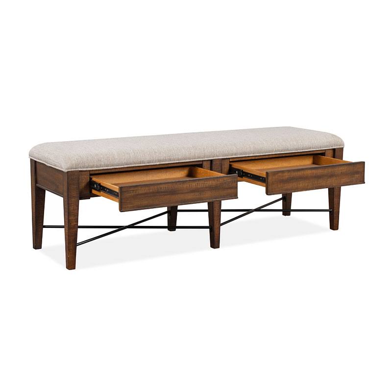 Upholstered Bench Toasted Nutmeg O881936