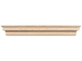 Mantels Direct 60 inch Salem Fireplace Mantel Shelf - Unfinished, Beige