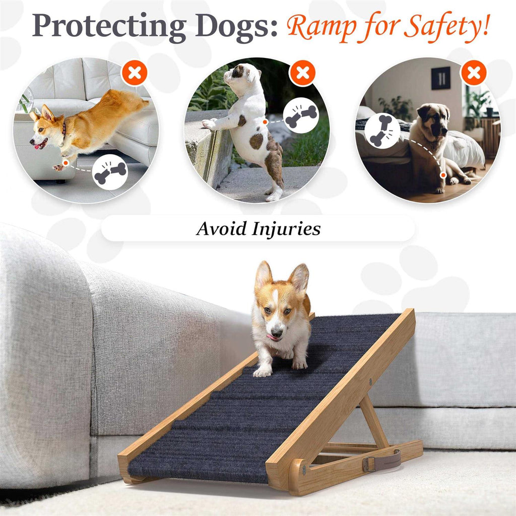 Dog Ramp for Bed Portable for Small to Large Dogs H835