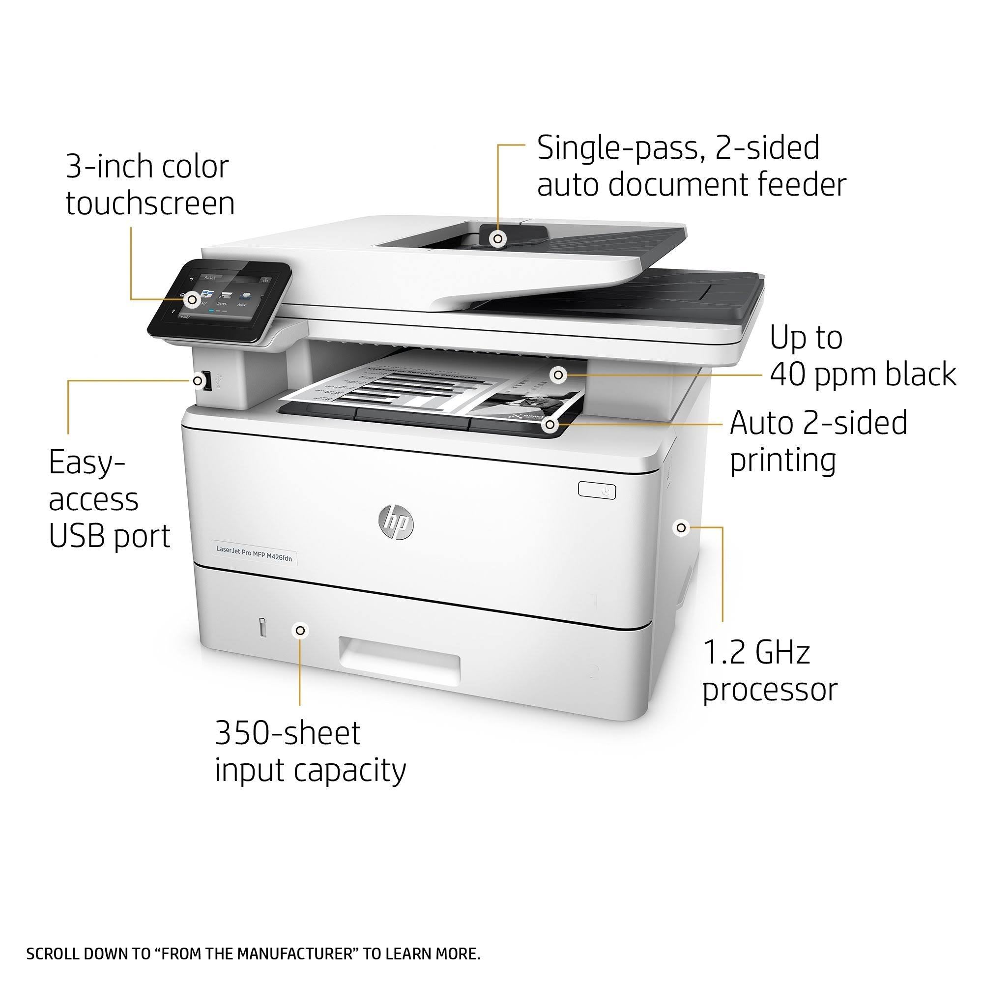 LaserJet Pro MFP M426fdn Printer Z81195