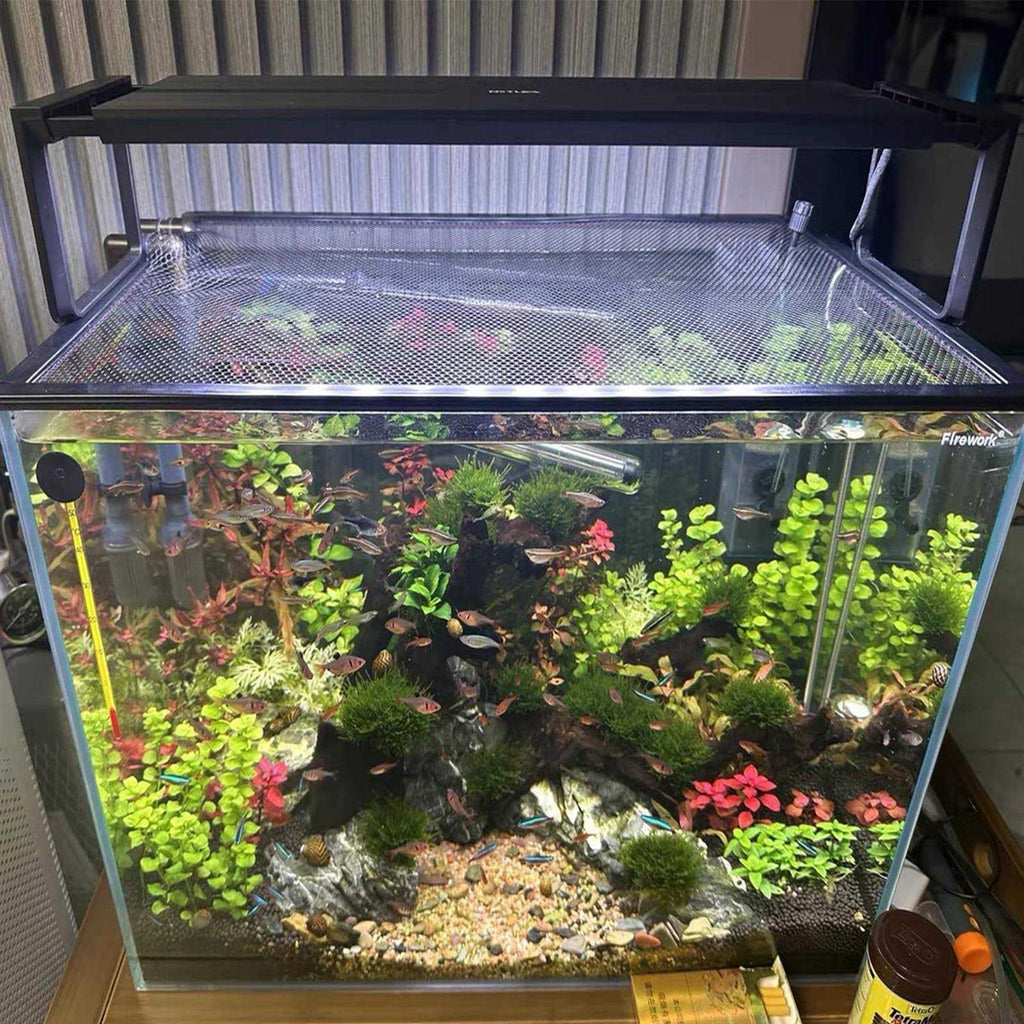 Magnetic Aquarium Cover Lid Anti-Jumping Mesh for Fish Tank D4161