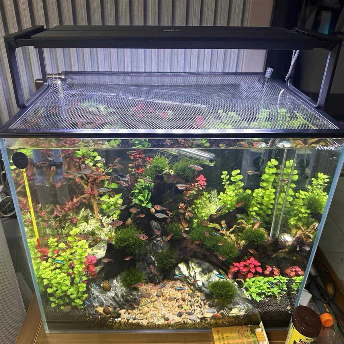 Magnetic Aquarium Cover Lid Anti-Jumping Mesh for Fish Tank D4161