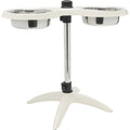 Frisco Adjustable Stainless Steel Double Elevated Dog Bowls - Pet Supplies online store