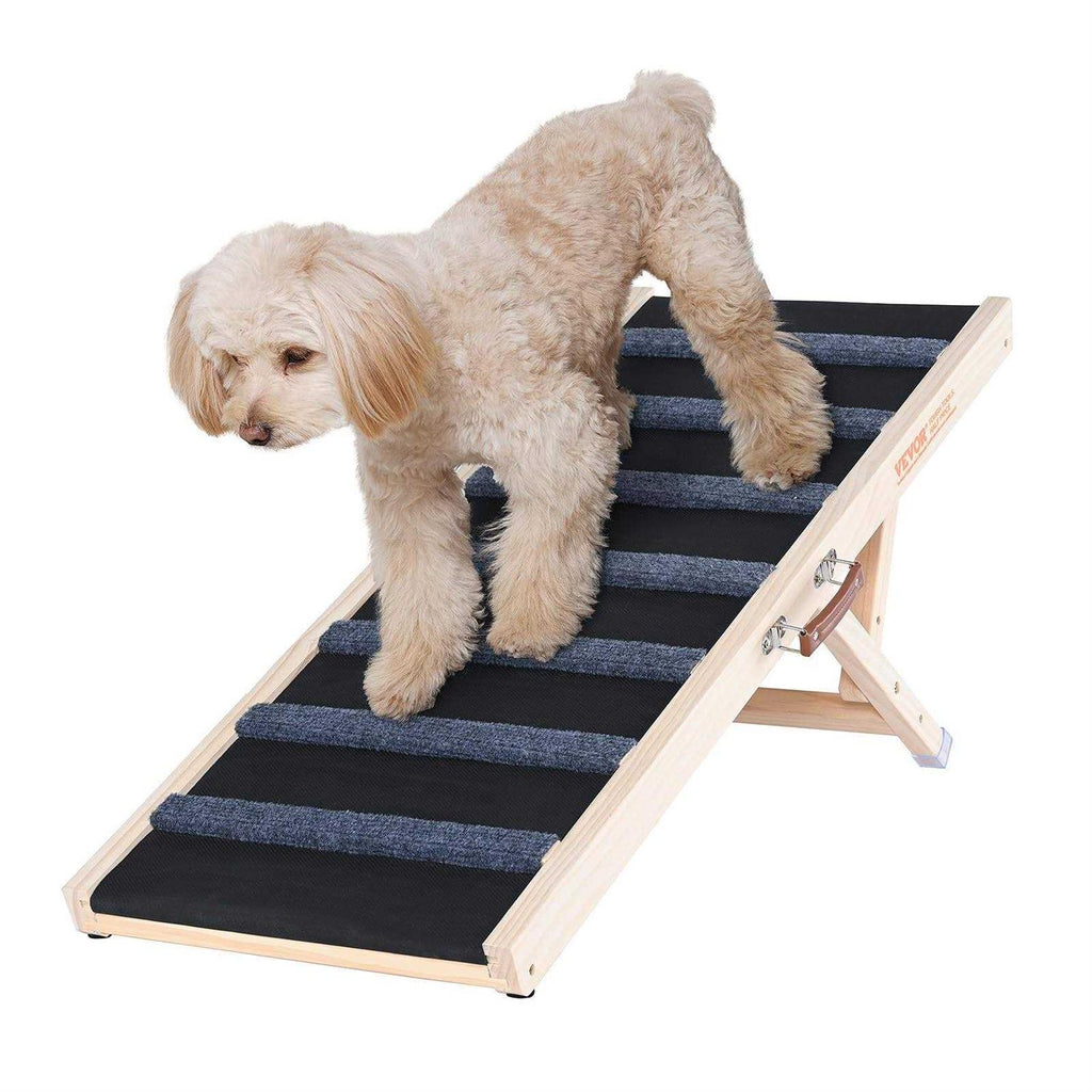 Folding Dog Ramp for Bed, Adjustable for Small Pets E66751
