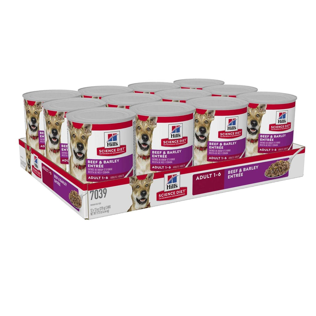 Hill's Science Diet Adult Beef &amp; Barley Entree Dog Food - Pet Supplies online store