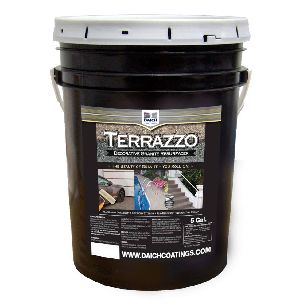 Daich Pearl Grey/Granite Satin Interior or Exterior Anti-Skid Porch and Floor Paint (5-Gallon) | TZO-PG-189