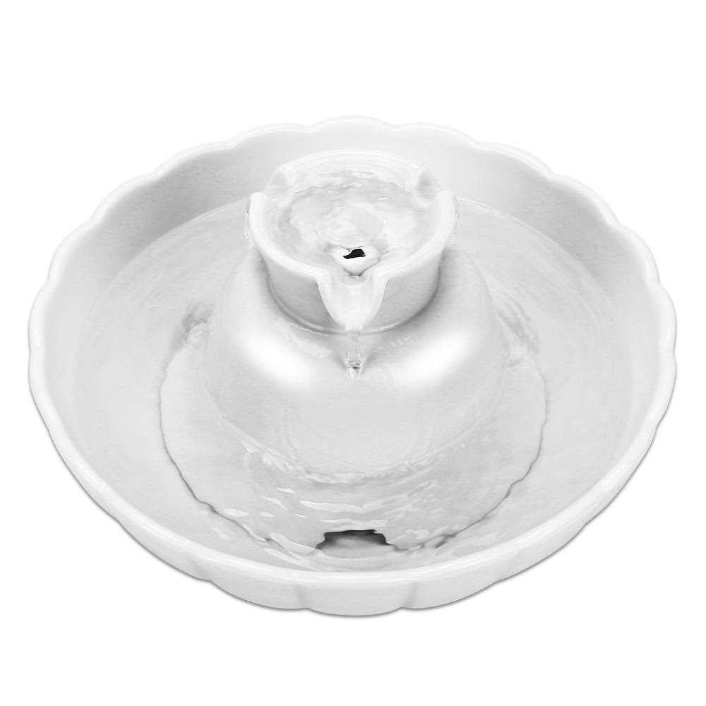 iPettie Tritone Ceramic Water Fountain for Cat &amp; Dog - Pet Supplies online store