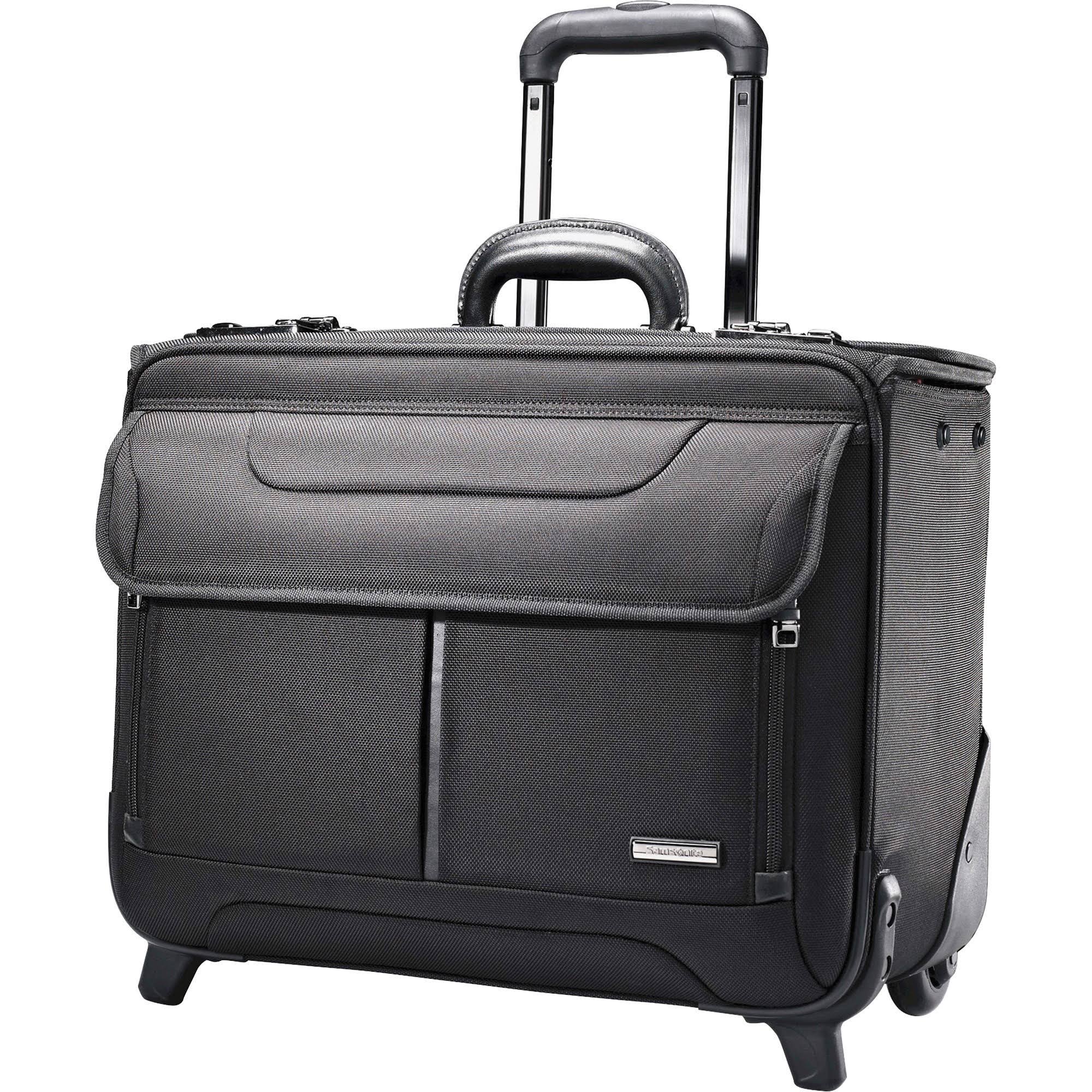 Samsonite Beacon Hill Rolling Catalog Case - 17.5x22 - Black