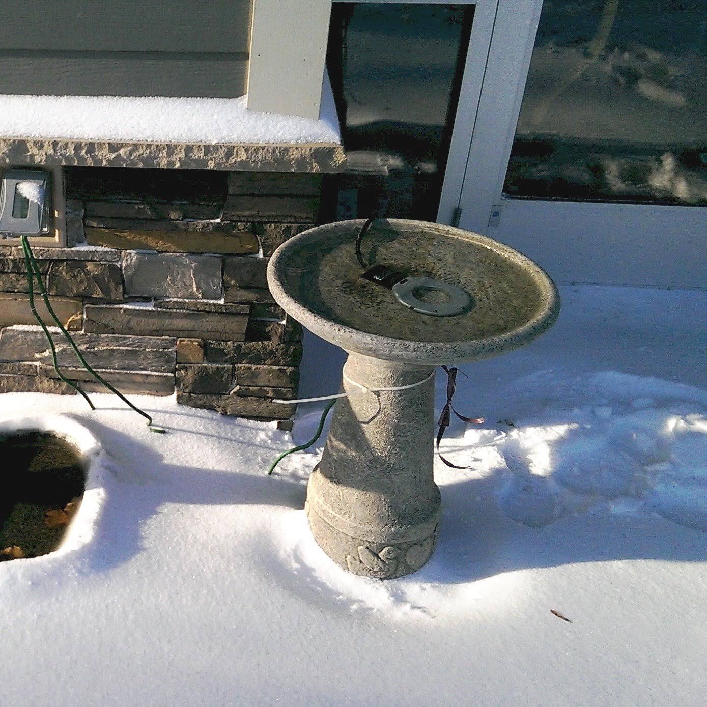 Cast Aluminum Birdbath De-Icer, 150-Watt S92328