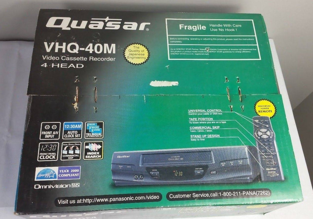 VHS VCR 4 Head Player Recorder N93366