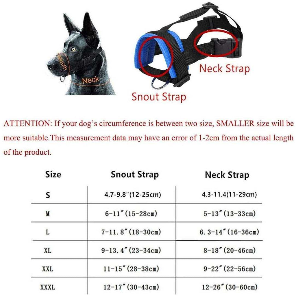 Dog Muzzle for Small Medium Large Dogs, Anti-Biting Anti-Barking V441744