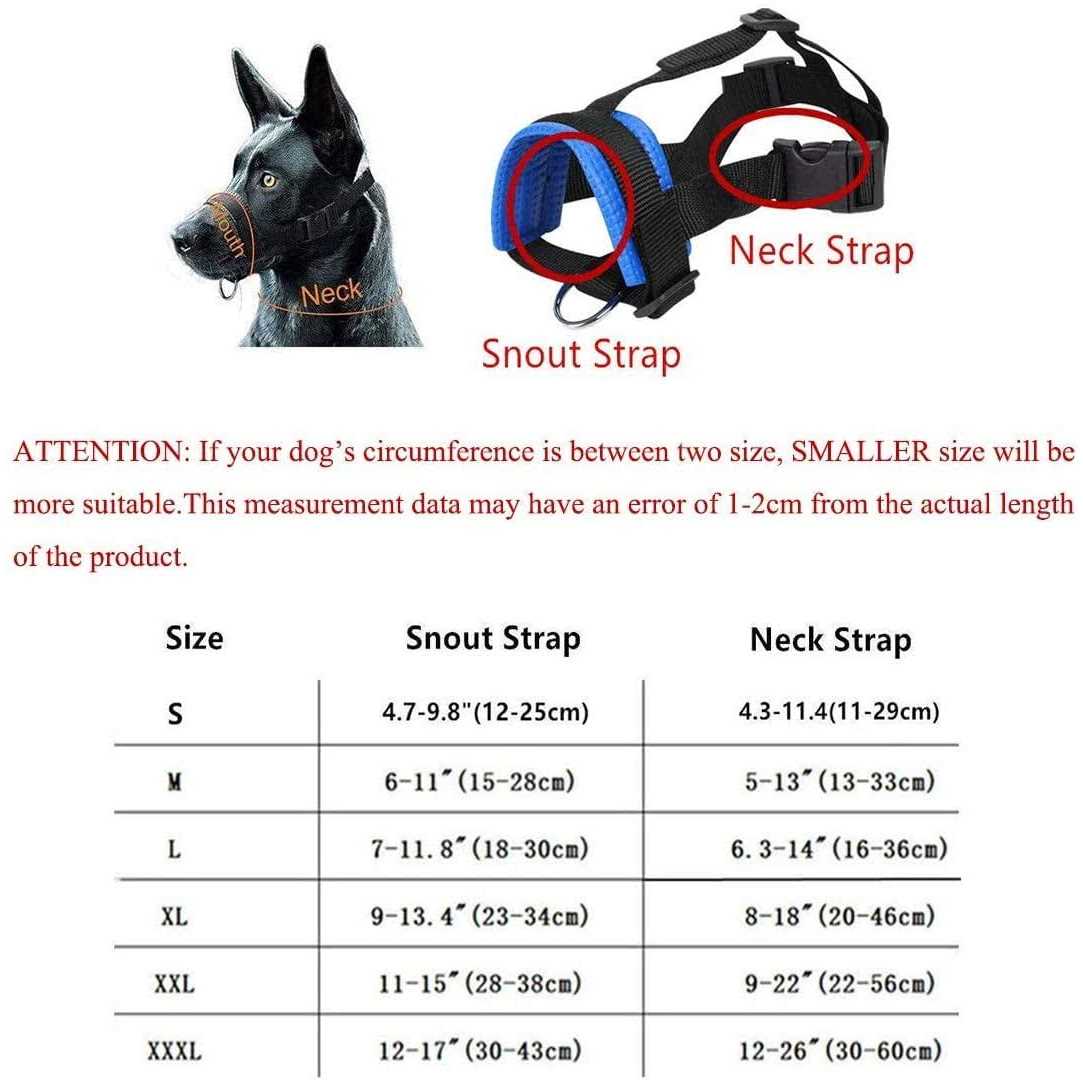 Dog Muzzle for Small Medium Large Dogs, Anti-Biting Anti-Barking V441744