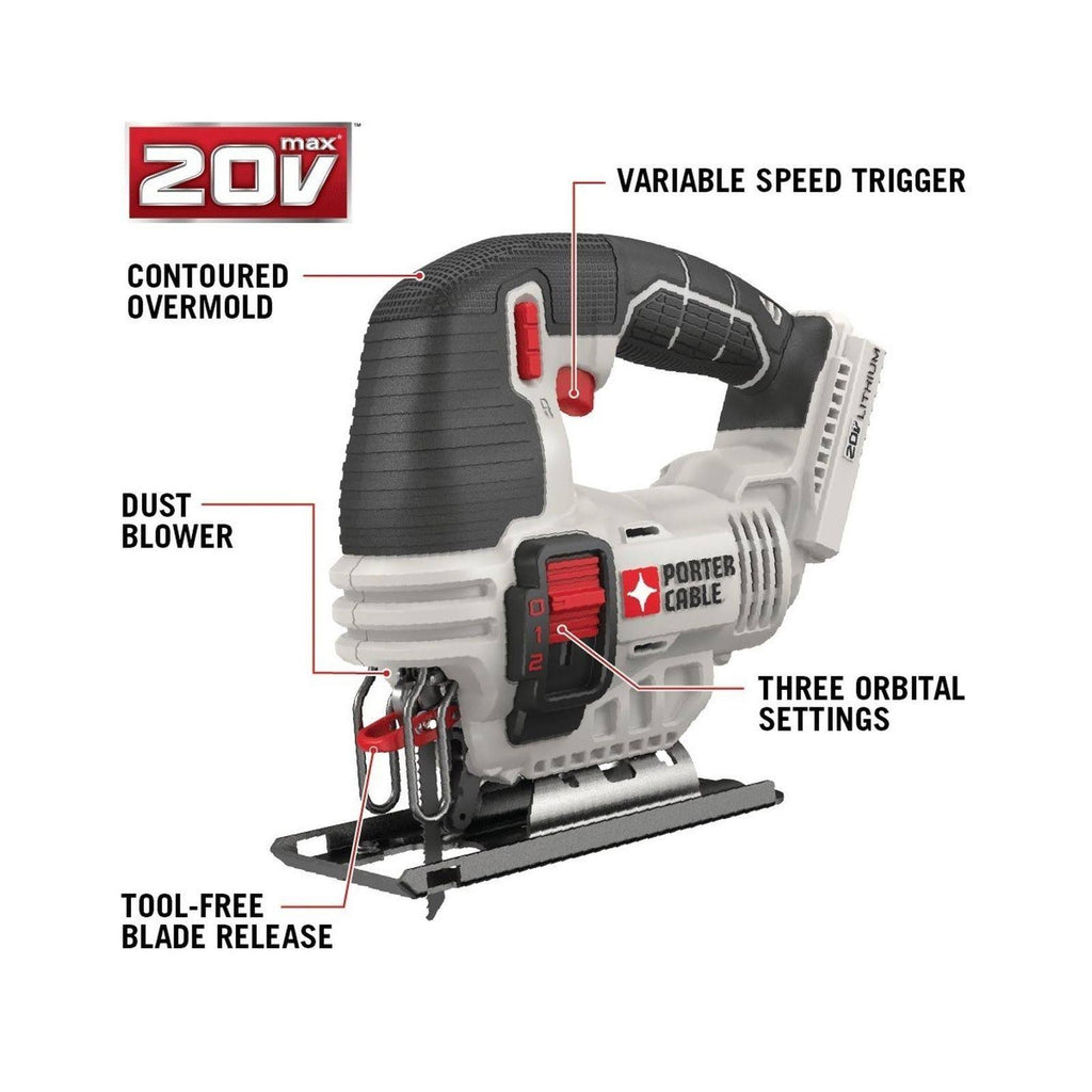 Jigsaw 20V Max Lithium Bare Tool M476