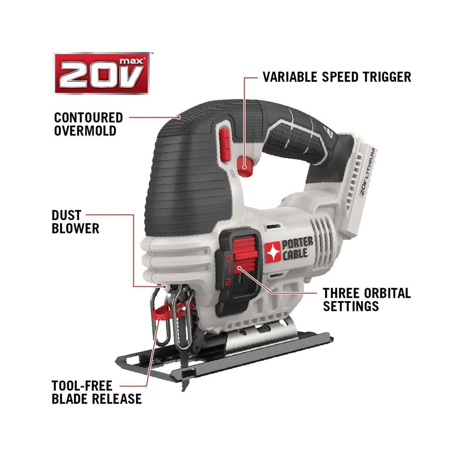 Jigsaw 20V Max Lithium Bare Tool M476