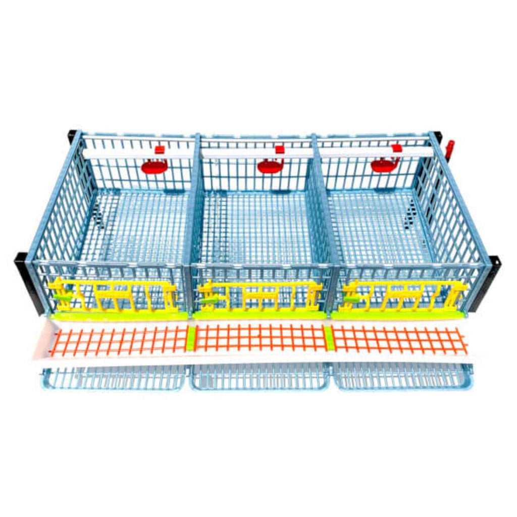 Quail Breeding Cage Indoor 3 Layer Stackable Coop P44573