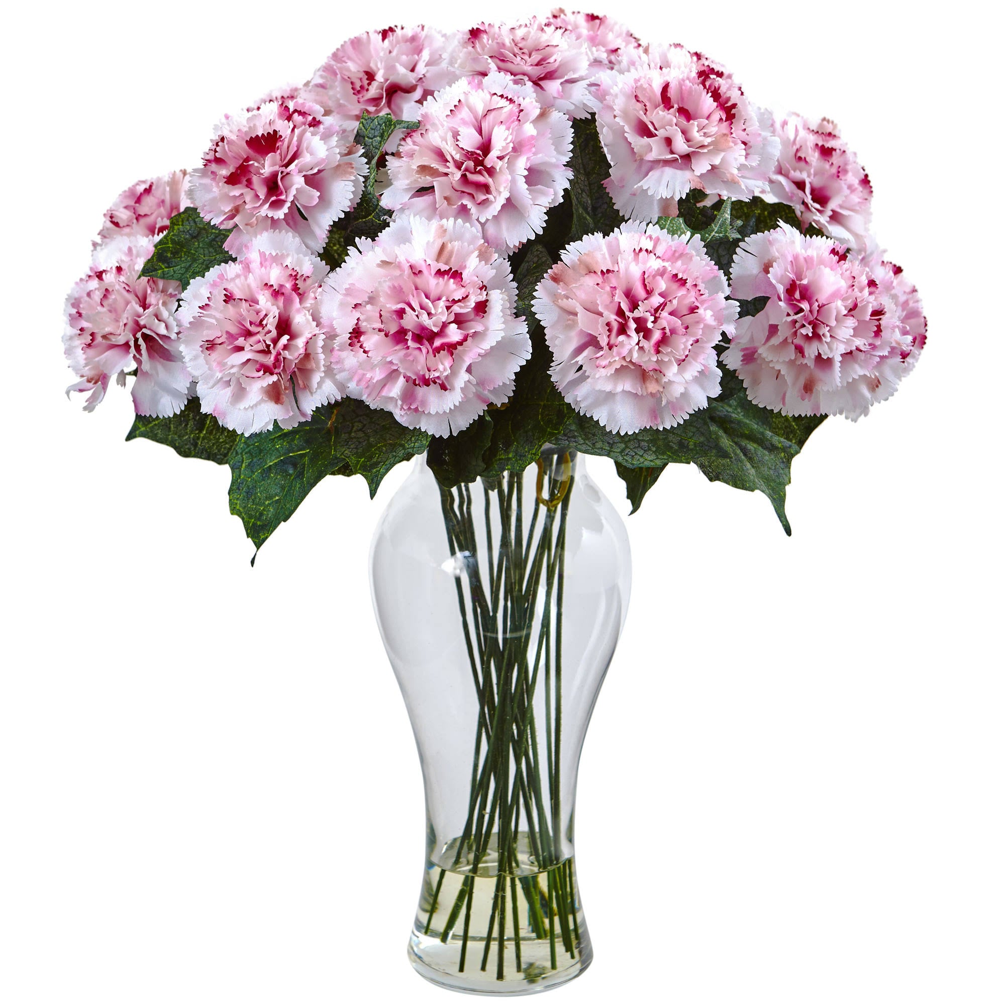 Carnation Arrangement with Vase Orange E6759
