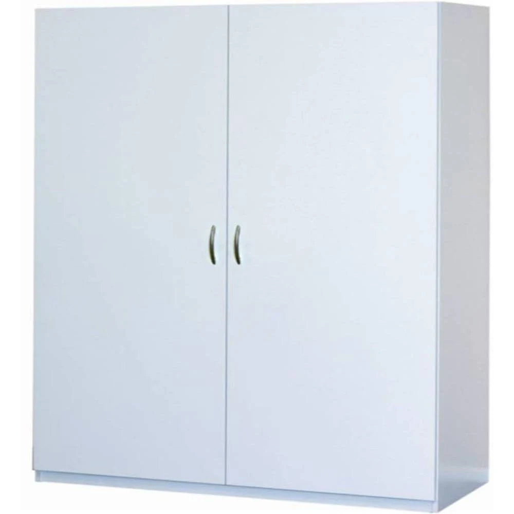 ClosetMaid 80 in. H x 48 in. W x 16 in. D White Melamine Jumbo Storage Cabinet 12357