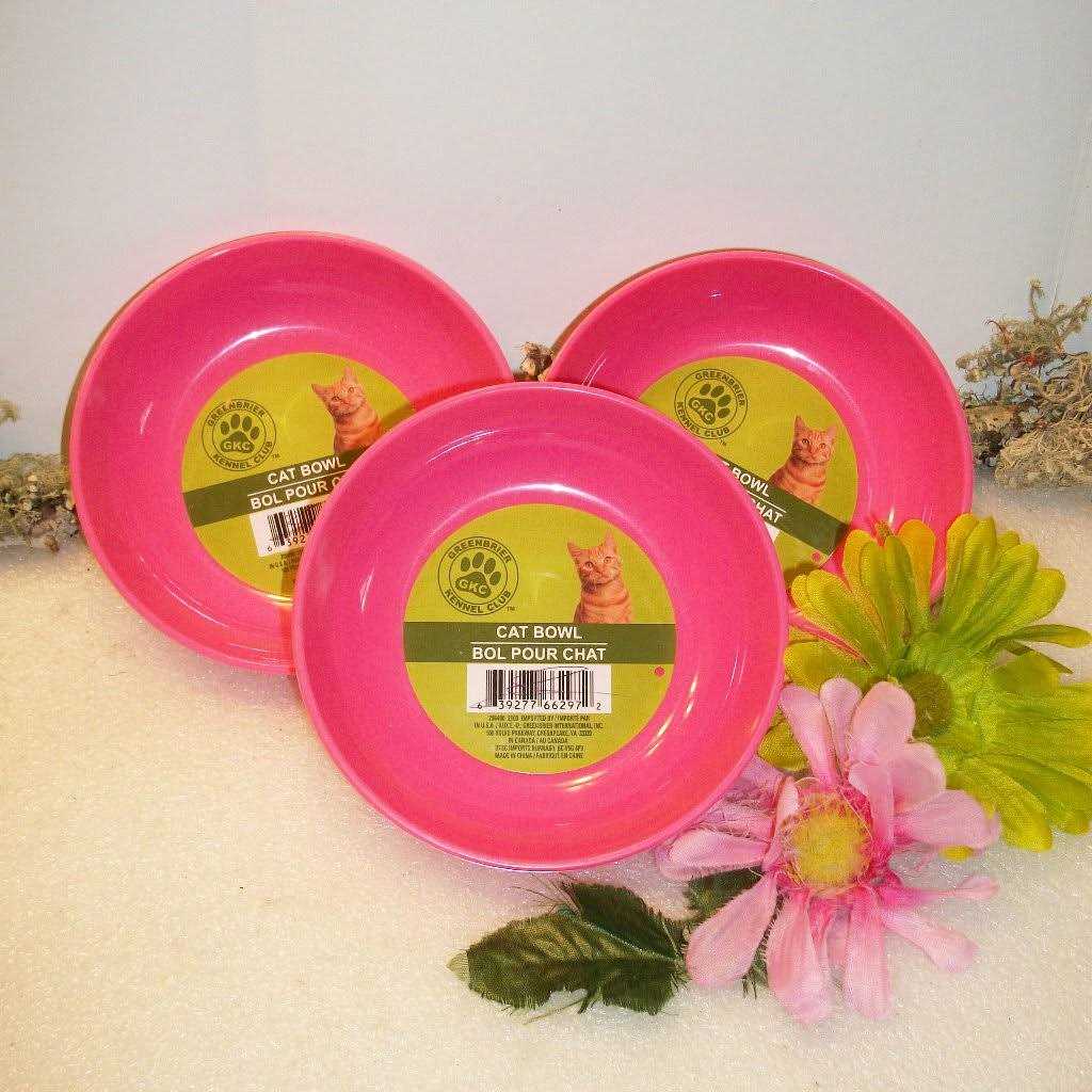 Plastic Non-Slip Cat Bowls O1087