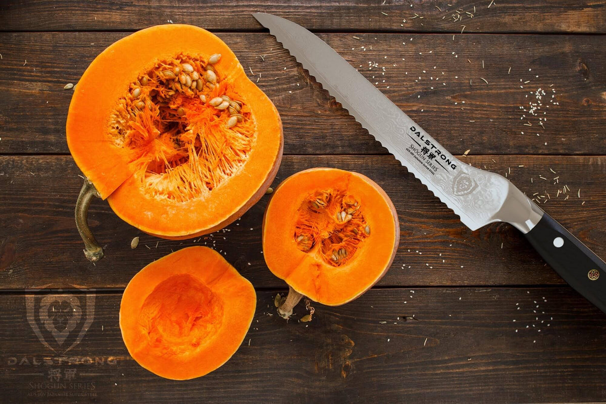 Serrated Offset Bread and Deli Knife, 8 Inch D990