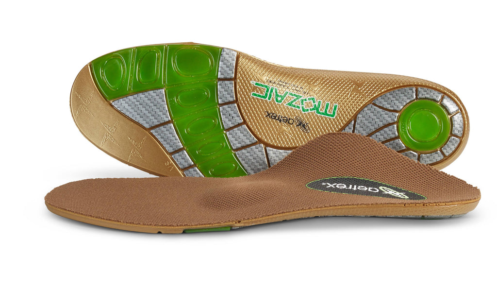Aetrex Men&s Customizable Orthotics w/ Metatarsal Support