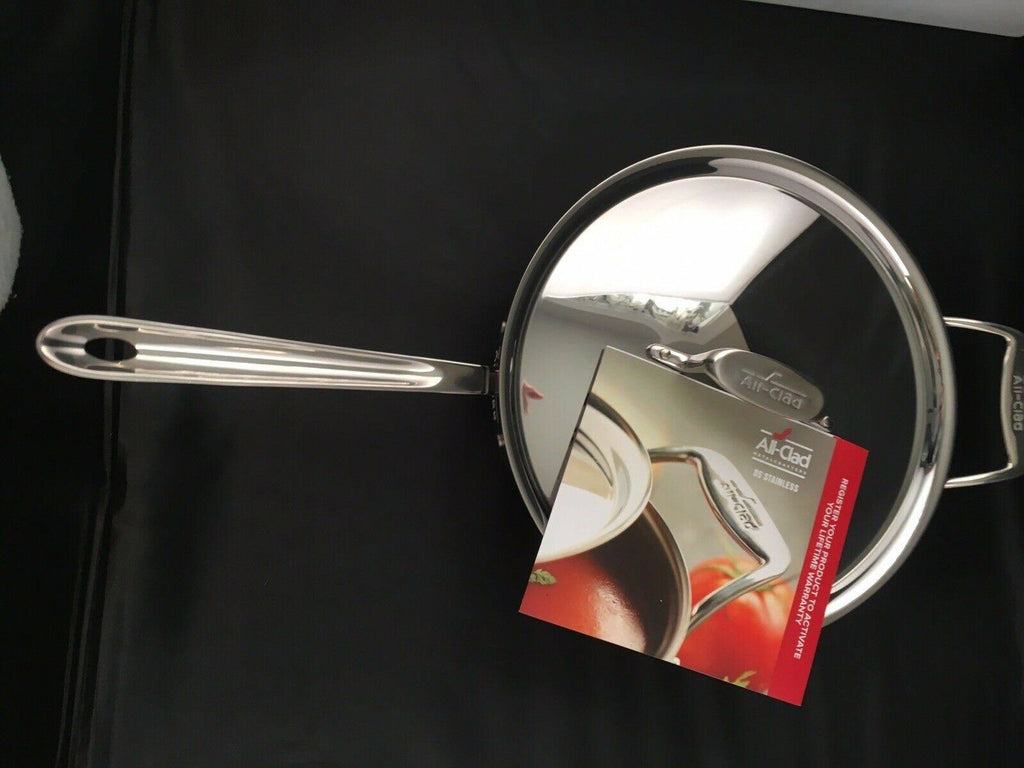 Stainless-Steel 4-Qt. Deep Saute Pan with Splatter Screen P148