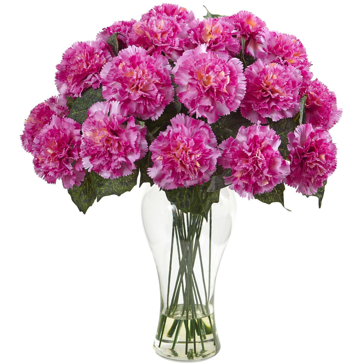 Carnation Arrangement with Vase Orange E6759