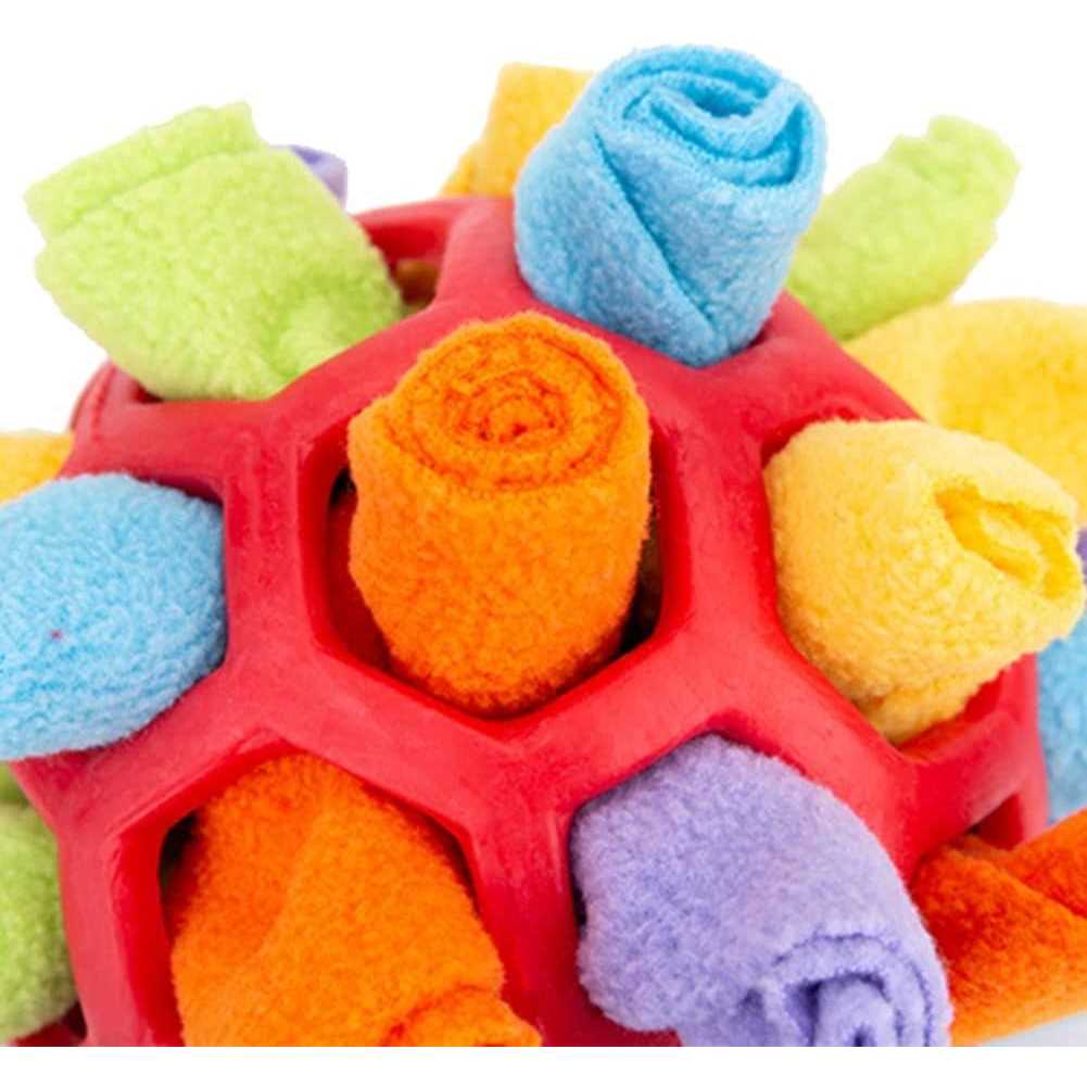 Interactive Dog Puzzle Toys Snuffle Ball Slow Feeder Training R9647