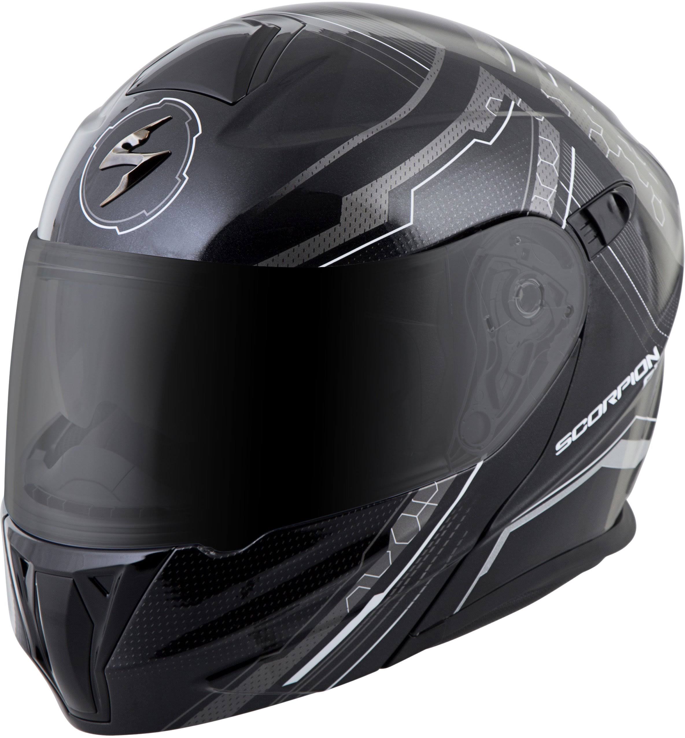 Scorpion - EXO-GT920 Modular Satellite Helmet Silver 2x - 92-1237