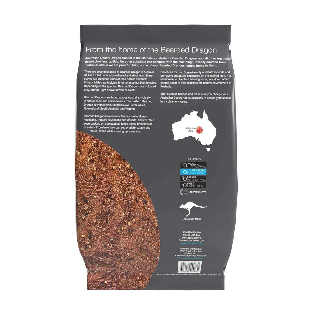 Australian Desert Dragon Habitat Substrate for Bearded Lizards K895