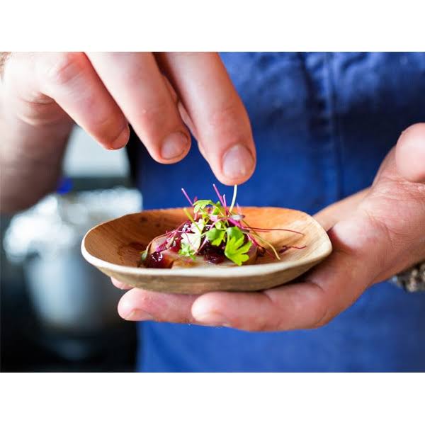 600 Square Palm Leaf Plates, 4 Inch V729953