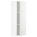 IKEA - SEKTION Wall Cabinet, white/Axstad Matt White, 12x15x40