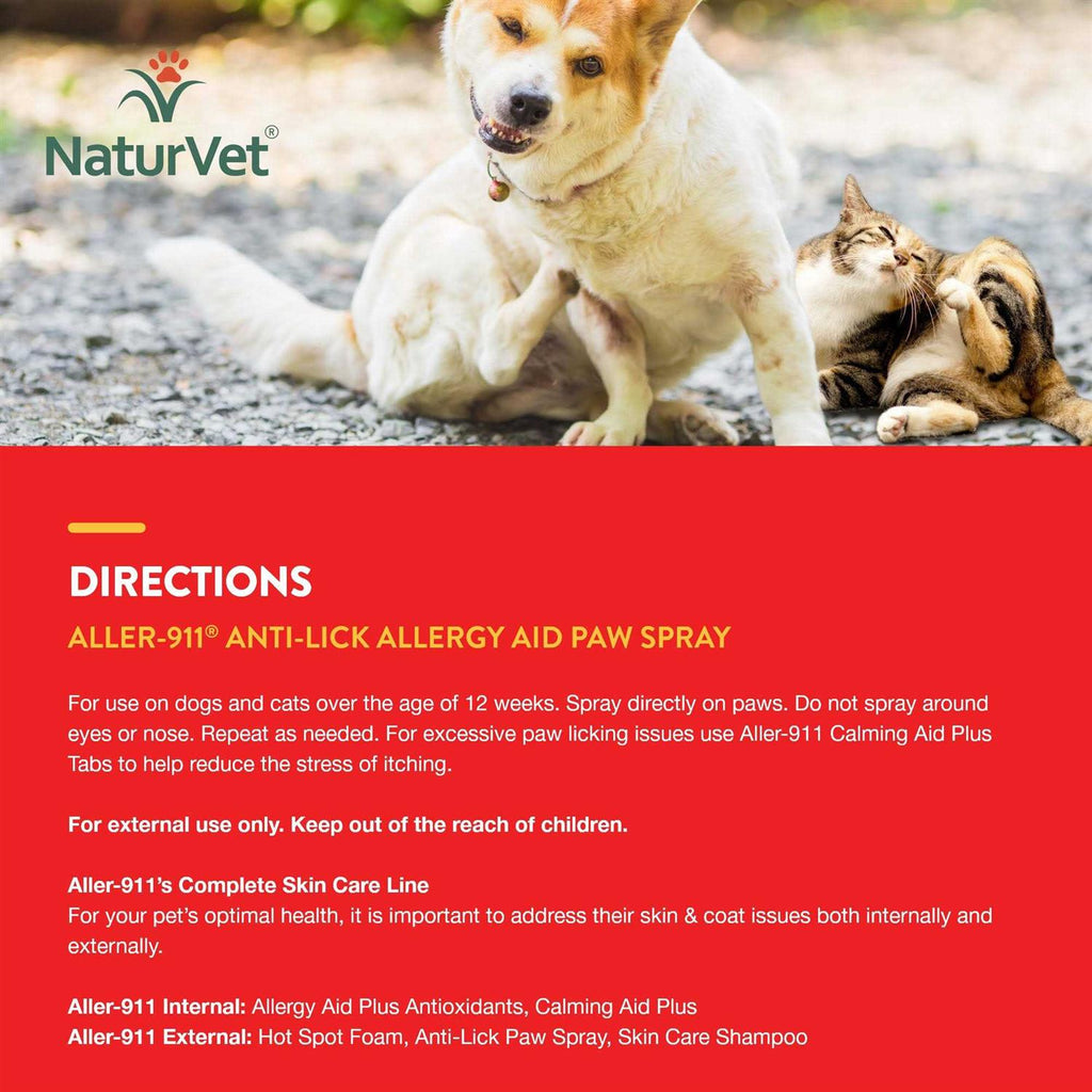 Anti-Lick Paw Spray for Dogs & Cats L81222