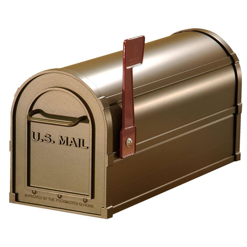 Antique Rural Mailbox Bronze K764