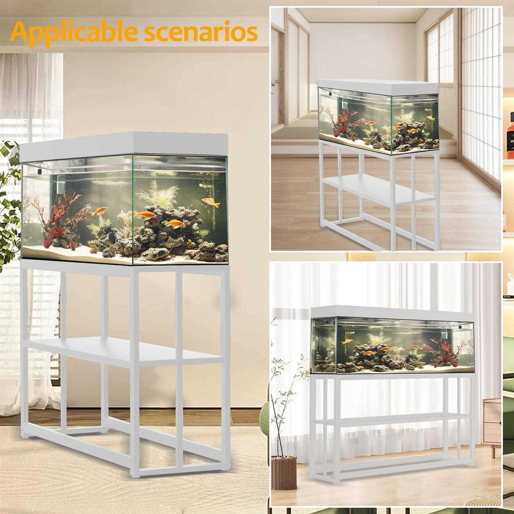 Fish Tank Stand with Storage Shelf for 55-75 Gallon Aquariums D4202