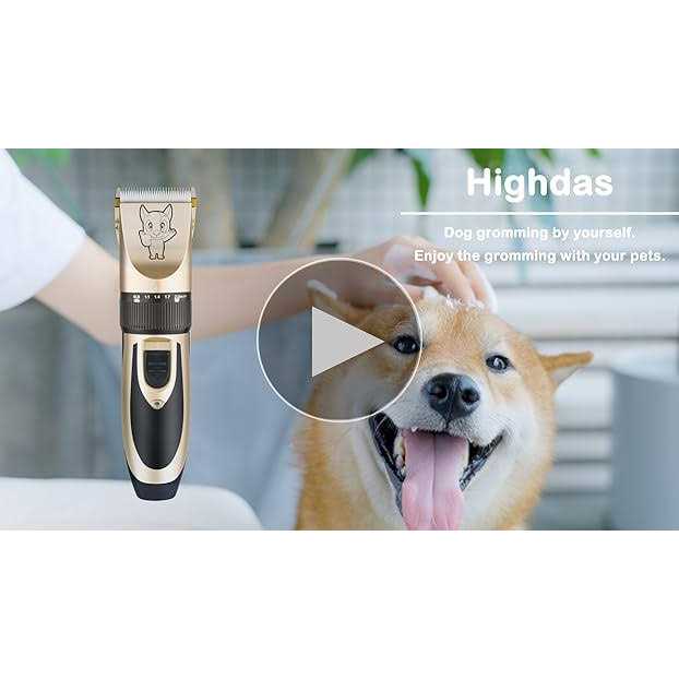 Dog Grooming Kit Clippers Low Noise Rechargeable Cordless G346739