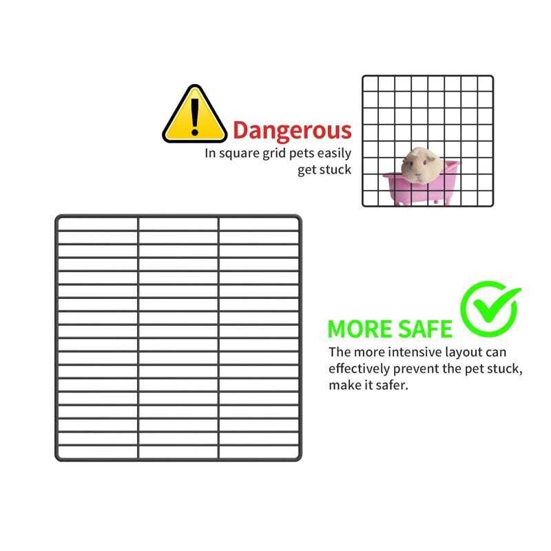 Guinea Pig Cage Indoor Habitat with Waterproof Bottom for Small Pets L3853