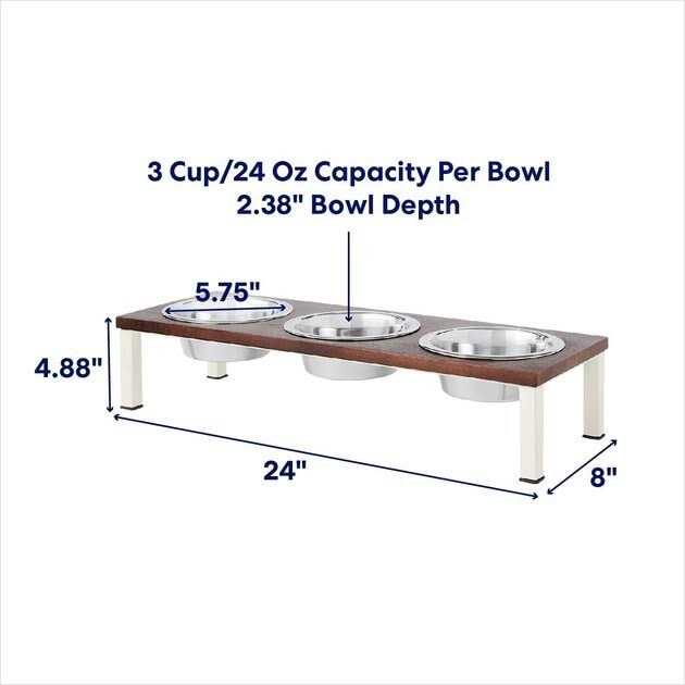 Elevated Stainless Steel Dog & Cat Bowl D7940
